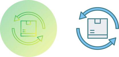 Product Return Icon Design vector