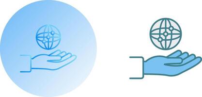 Network Management Icon Design vector