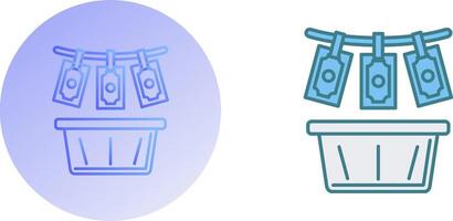 Money Loundering Icon Design vector