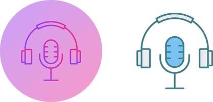 Podcast Icon Design vector