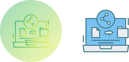File Share Icon Design vector