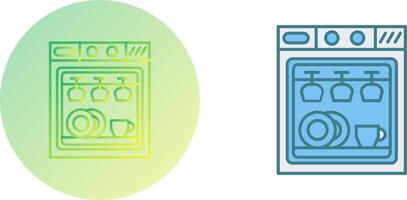 Dishwasher Icon Design vector