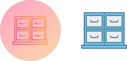 Cabinet Icon Design vector