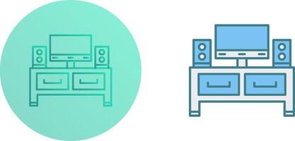 Television Icon Design vector