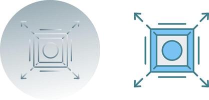 Maximize Icon Design vector
