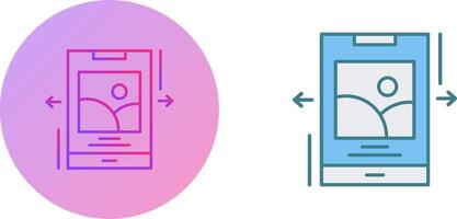 Swipe Icon Design vector