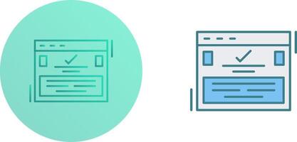 Complete Icon Design vector