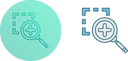 Zoom In Icon Design vector