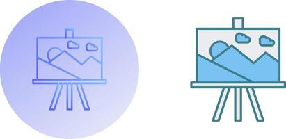 Canvas Icon Design vector