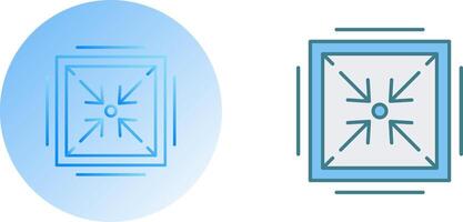 Minimize Icon Design vector