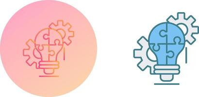Problem Solving Icon Design vector