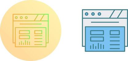 Dashboard Icon Design vector