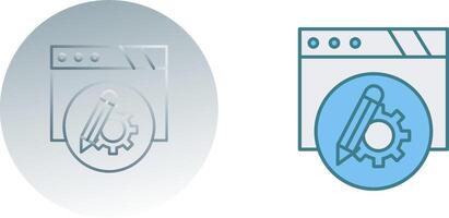 Setting Icon Design vector