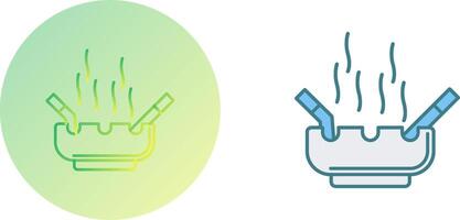 Ashtray Icon Design vector