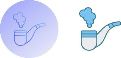 Smoke Pipe Icon Design vector