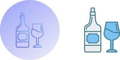 vino icono diseño vector