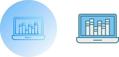Online Library Icon Design vector