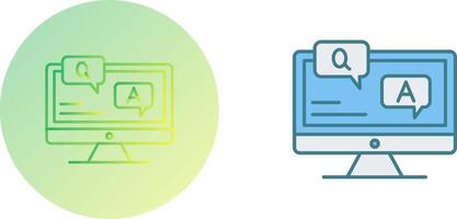 Faq Icon Design vector
