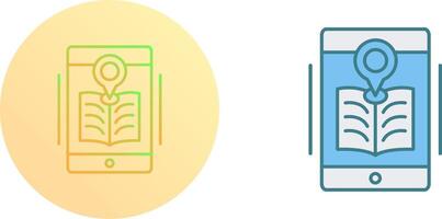 Library Icon Design vector