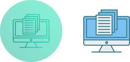 Document Icon Design vector