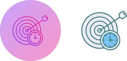 In Time Icon Design vector