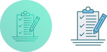 Check List Icon Design vector