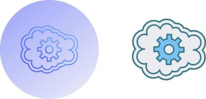 Mental Control Icon Design vector