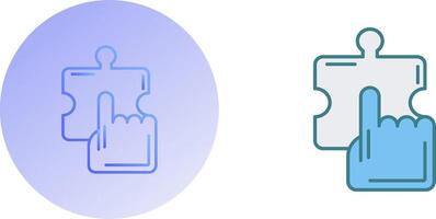 Quick Selection Icon Design vector
