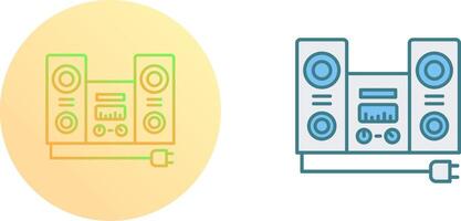 Stereo Icon Design vector