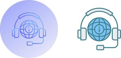 Call Center Icon Design vector