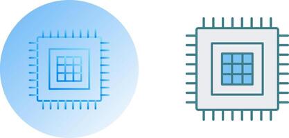 Processor Icon Design vector