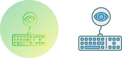Keylogger Icon Design vector