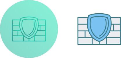 Firewall Icon Design vector