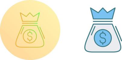 Money Bag Icon Design vector