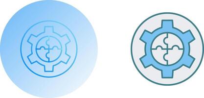 Solution Icon Design vector