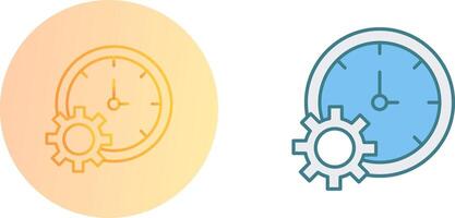 Time Setting Icon Design vector