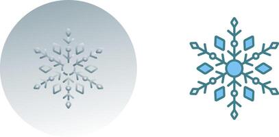 Snow Flake Icon Design vector