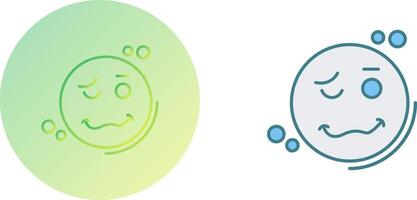 Drunk Icon Design vector