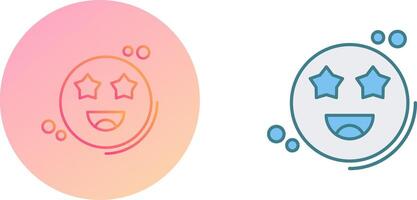 Starstruck Icon Design vector