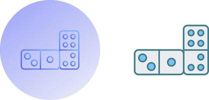 Domino Icon Design vector