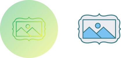 Frame Icon Design vector