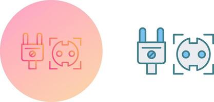 Socket Icon Design vector