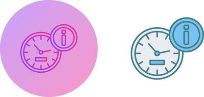 Clock Icon Design vector