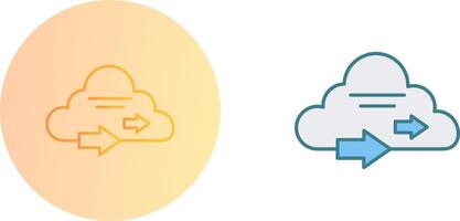 Cloud Computing Icon Design vector