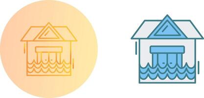 Natural Disaster Icon Design vector