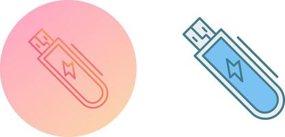 Usb Icon Design vector