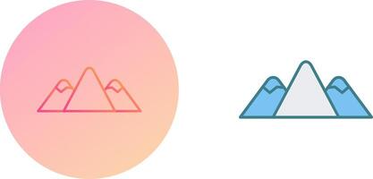 Mountain Icon Design vector