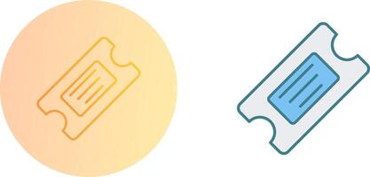 Ticket Icon Design vector
