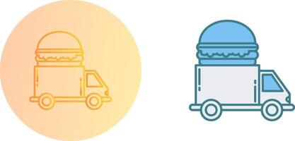 Fast Food Truck Icon Design vector