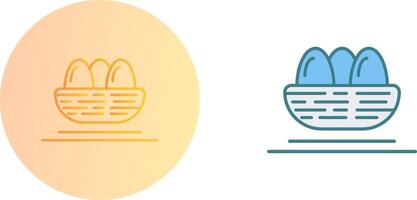Eggs Icon Design vector